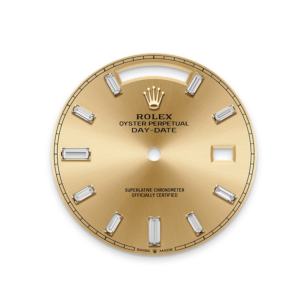 Champagne-colour dial