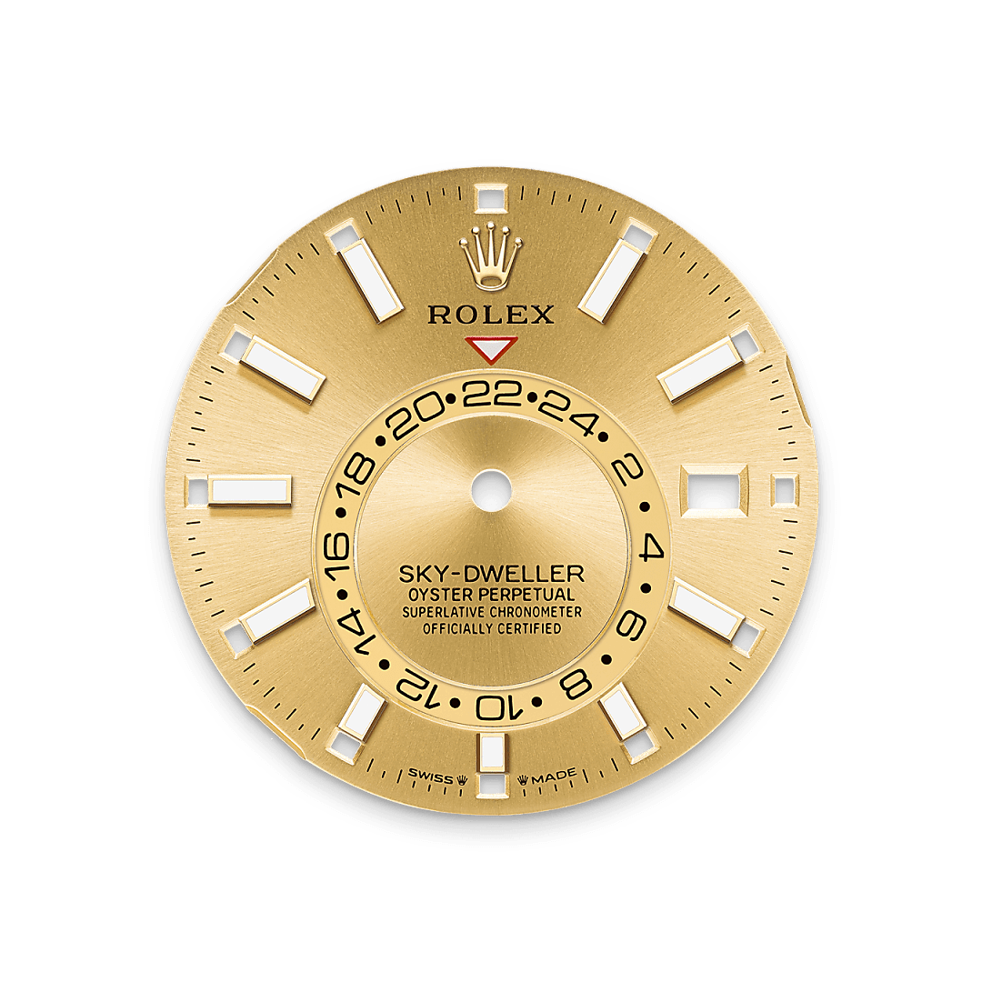 Champagne-colour dial